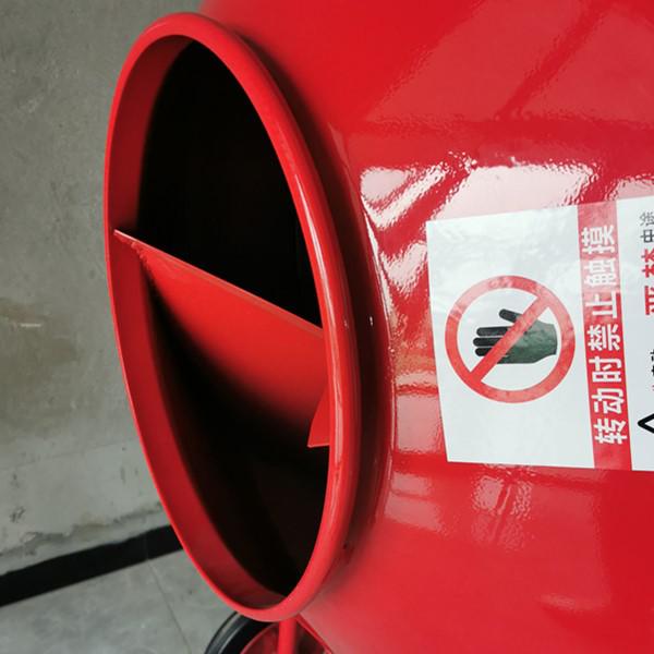 小型水泥攪拌機水泥砂漿出料，能不能倒干凈?